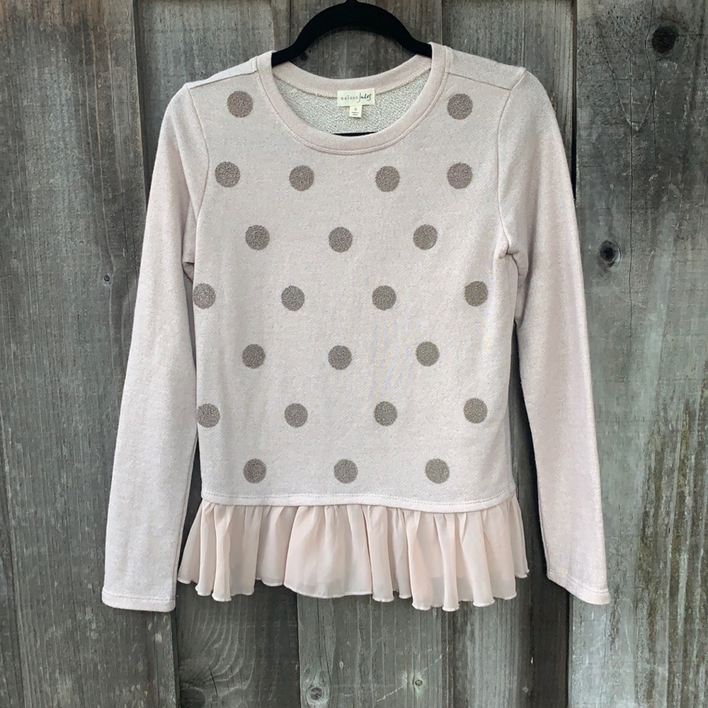 Girly sweater blouse